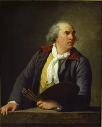 Portrait of Hubert Robert (1733-1808), French Painter